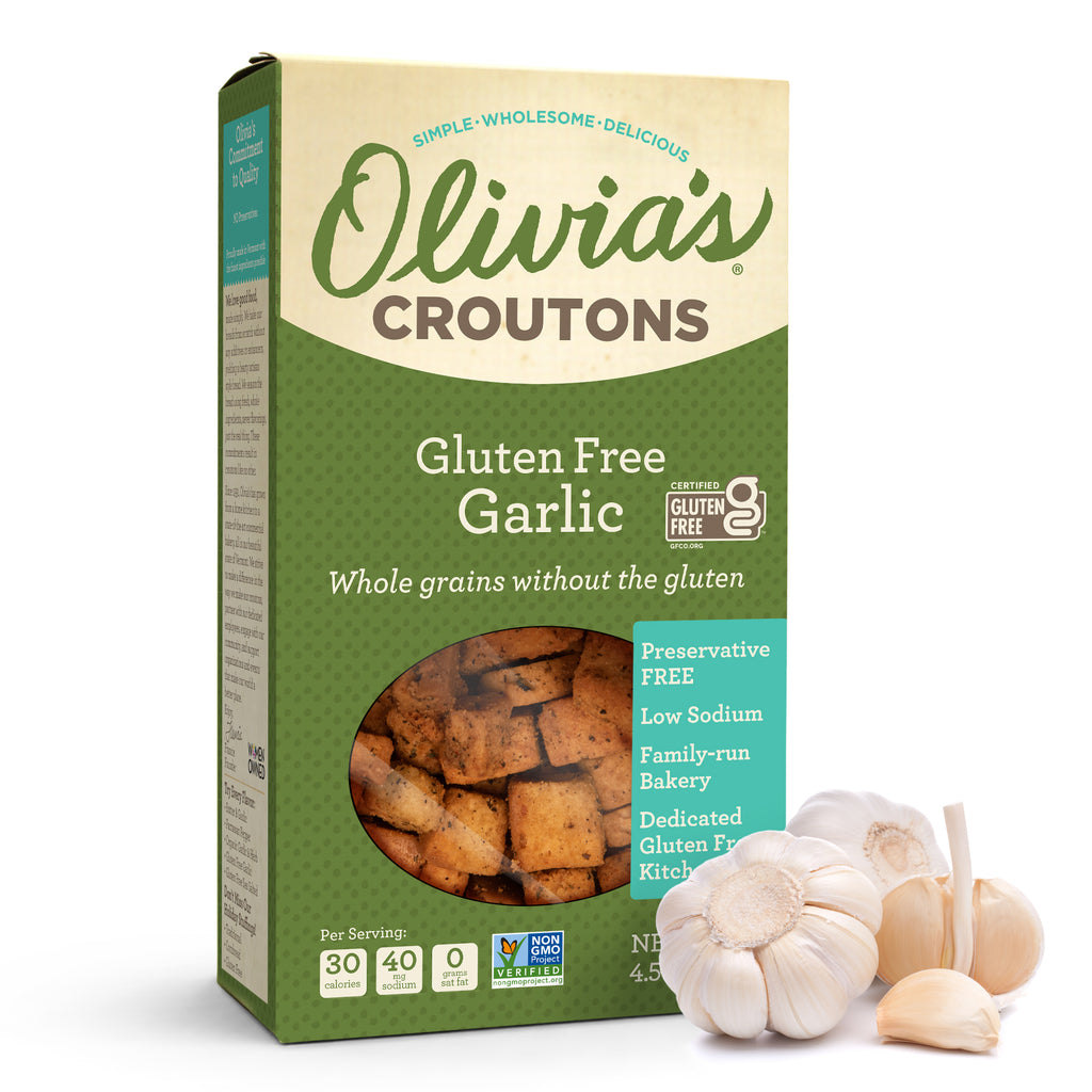 Olivia's Croutons Gluten Free Garlic