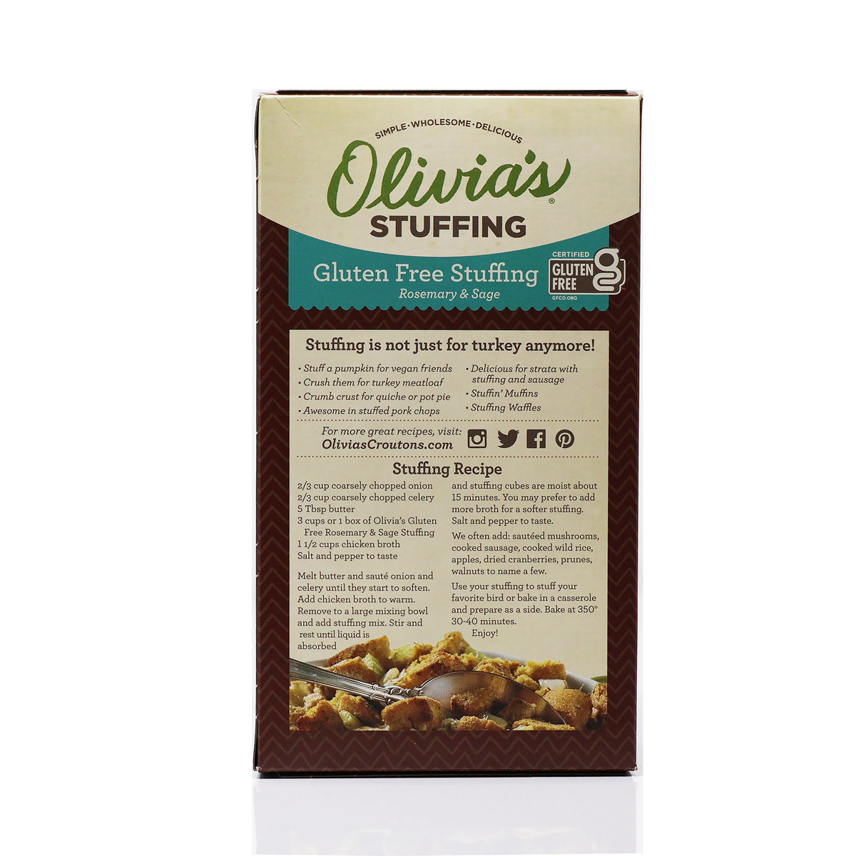 Olivia's Stuffing Gluten Free Rosemary & Sage