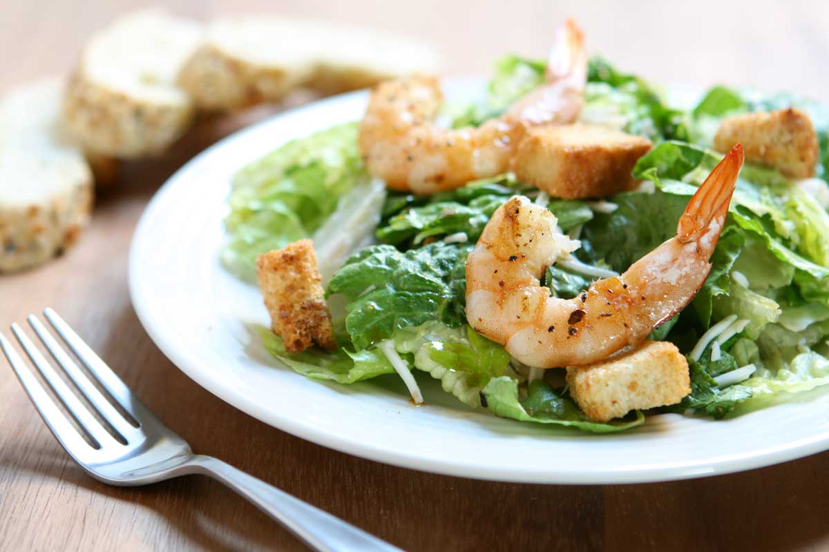 Shrimp Caesar Salad